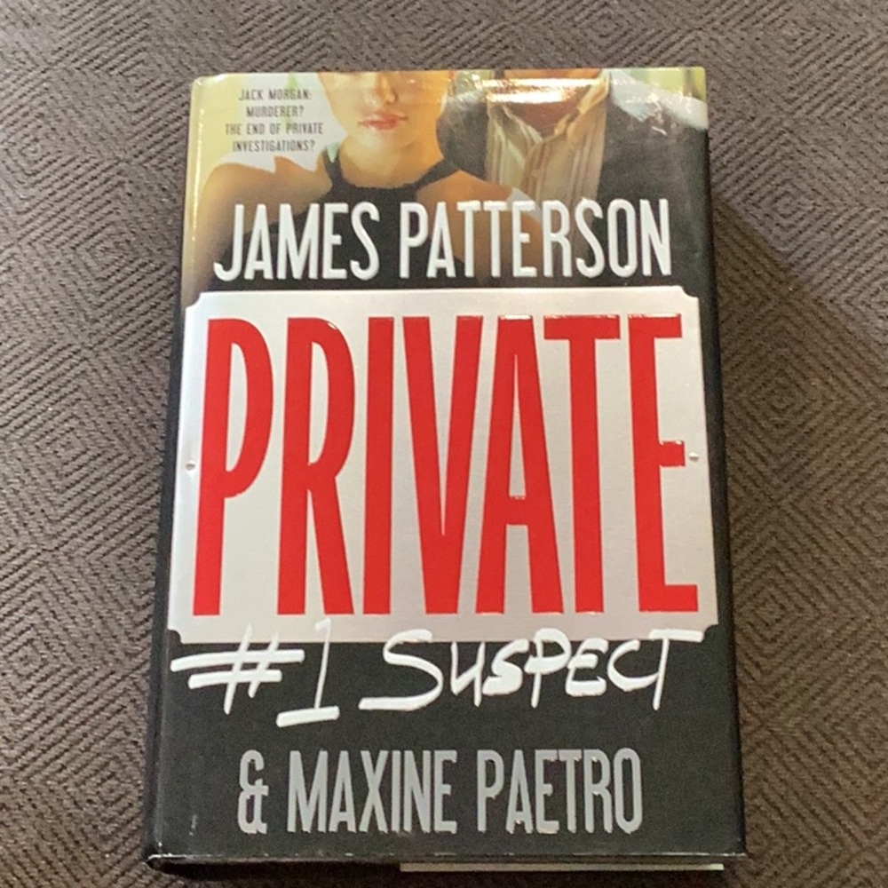 5/$20 #1 Private Suspect JAMES PATTERSON Hardcover Book